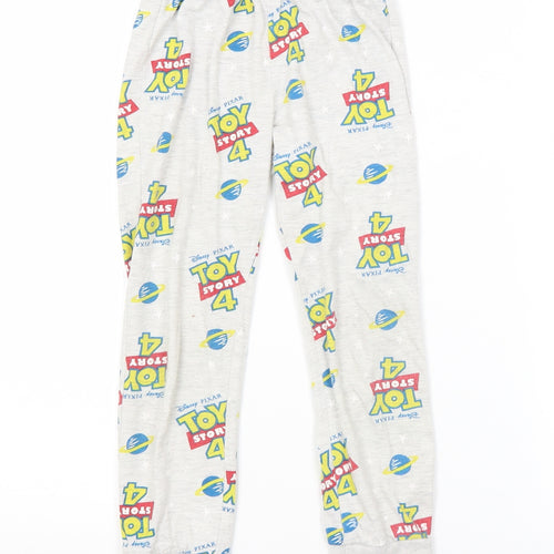 Preworn Boys Grey Spotted   Pyjama Pants Size 5 Years  - TOY STORY
