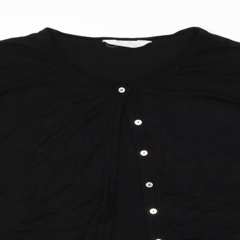 Primark Womens Black   Cardigan Jumper Size 22