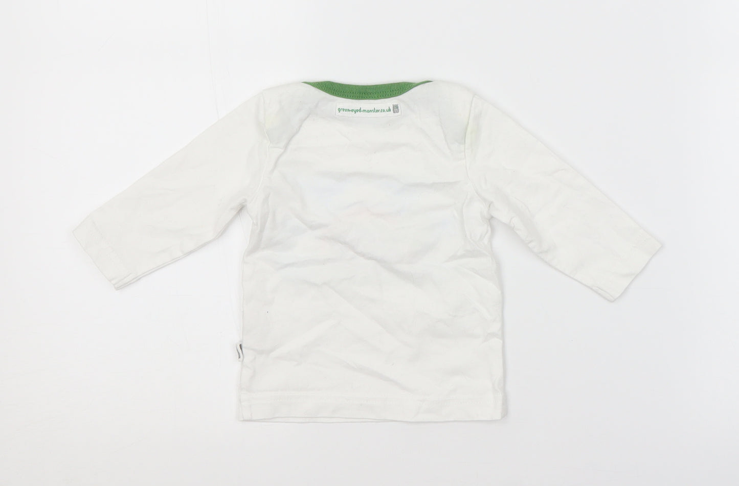 Preworn Baby White   Basic T-Shirt Size 3-6 Months