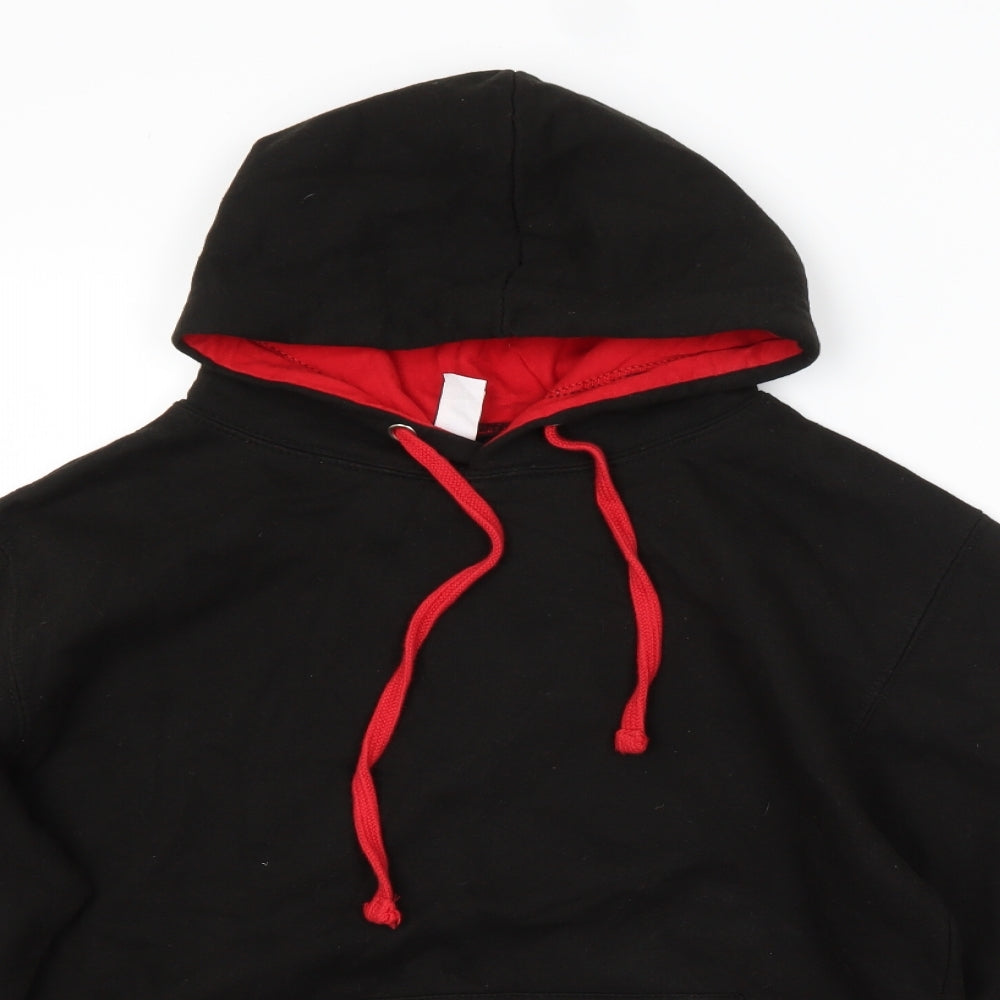 Preworn Mens Black   Pullover Hoodie Size S