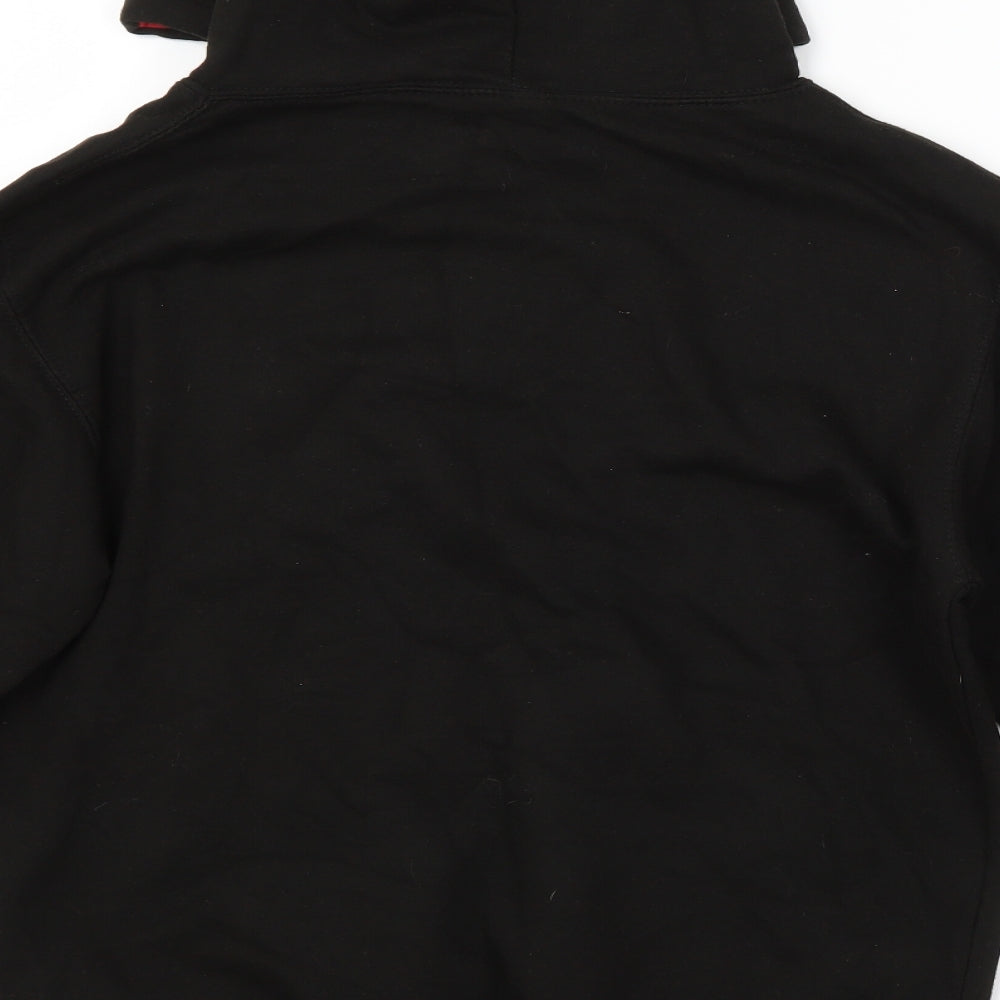 Preworn Mens Black   Pullover Hoodie Size S