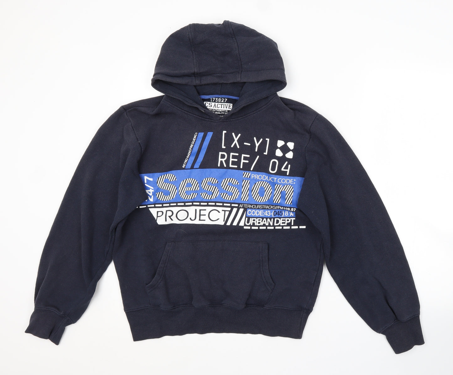 Preworn Mens Blue   Pullover Hoodie Size M