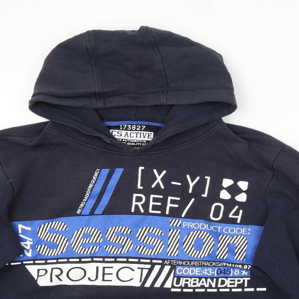 Preworn Mens Blue   Pullover Hoodie Size M