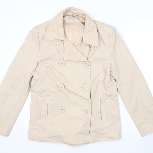 ALIBI Womens Beige   Pea Coat Coat Size 16