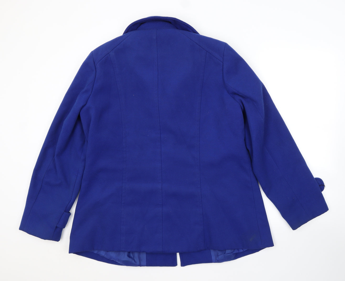Preworn Womens Blue   Pea Coat Coat Size 18
