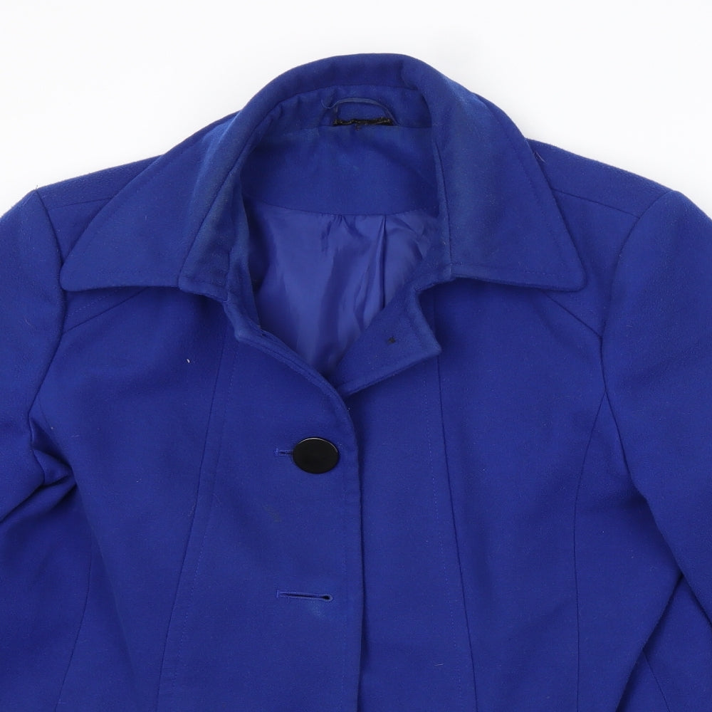 Preworn Womens Blue   Pea Coat Coat Size 18