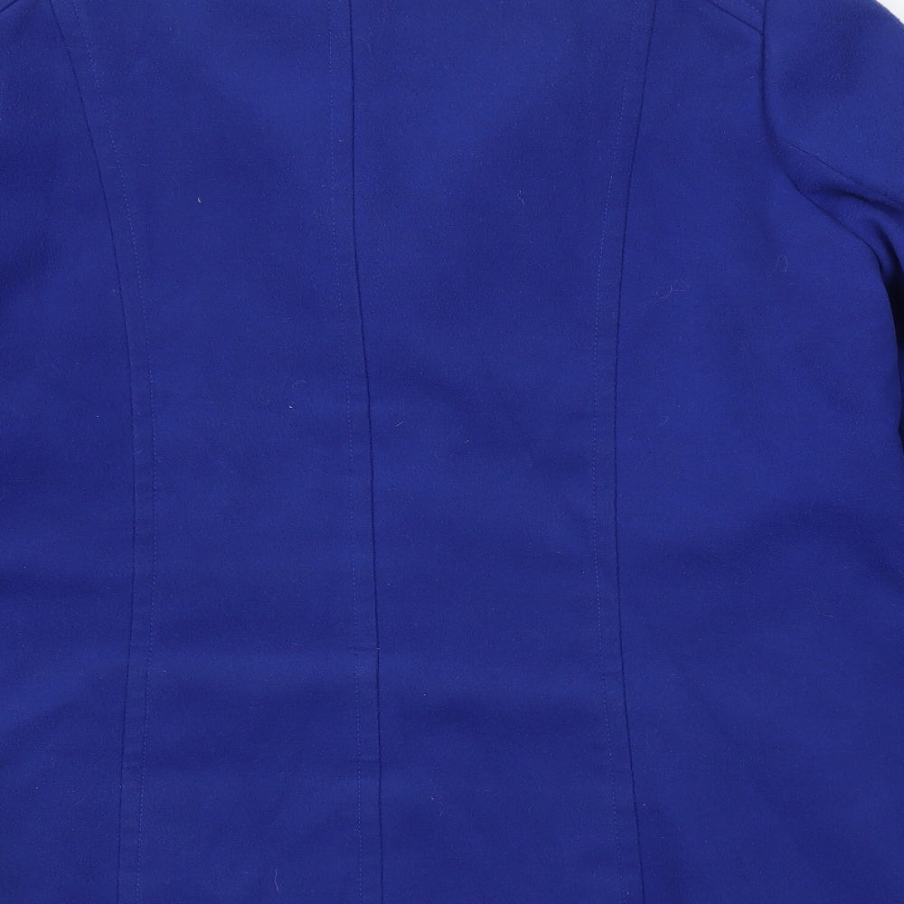 Preworn Womens Blue   Pea Coat Coat Size 18