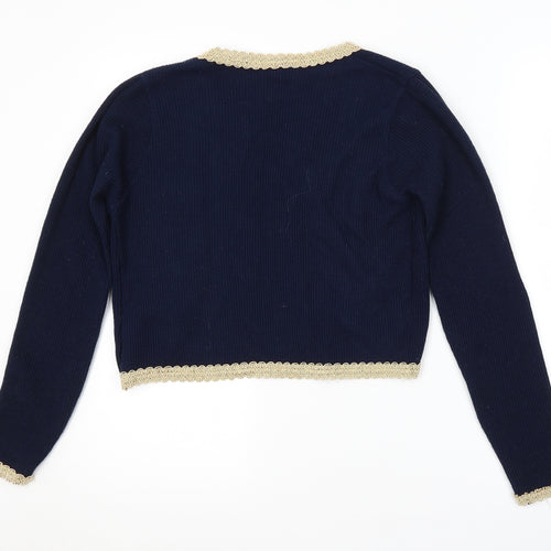 New Look Womens Blue   Cardigan Jumper Size L
