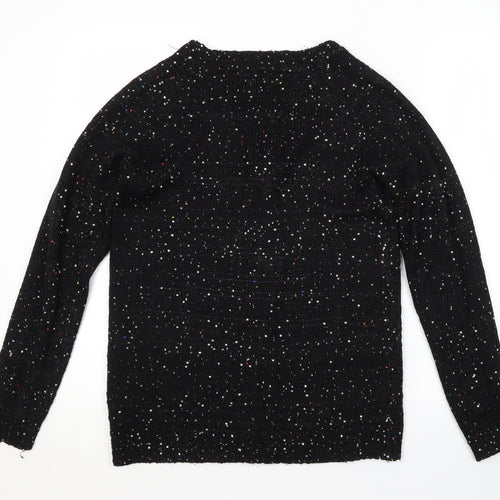 Papaya Womens Black   Pullover Jumper Size M