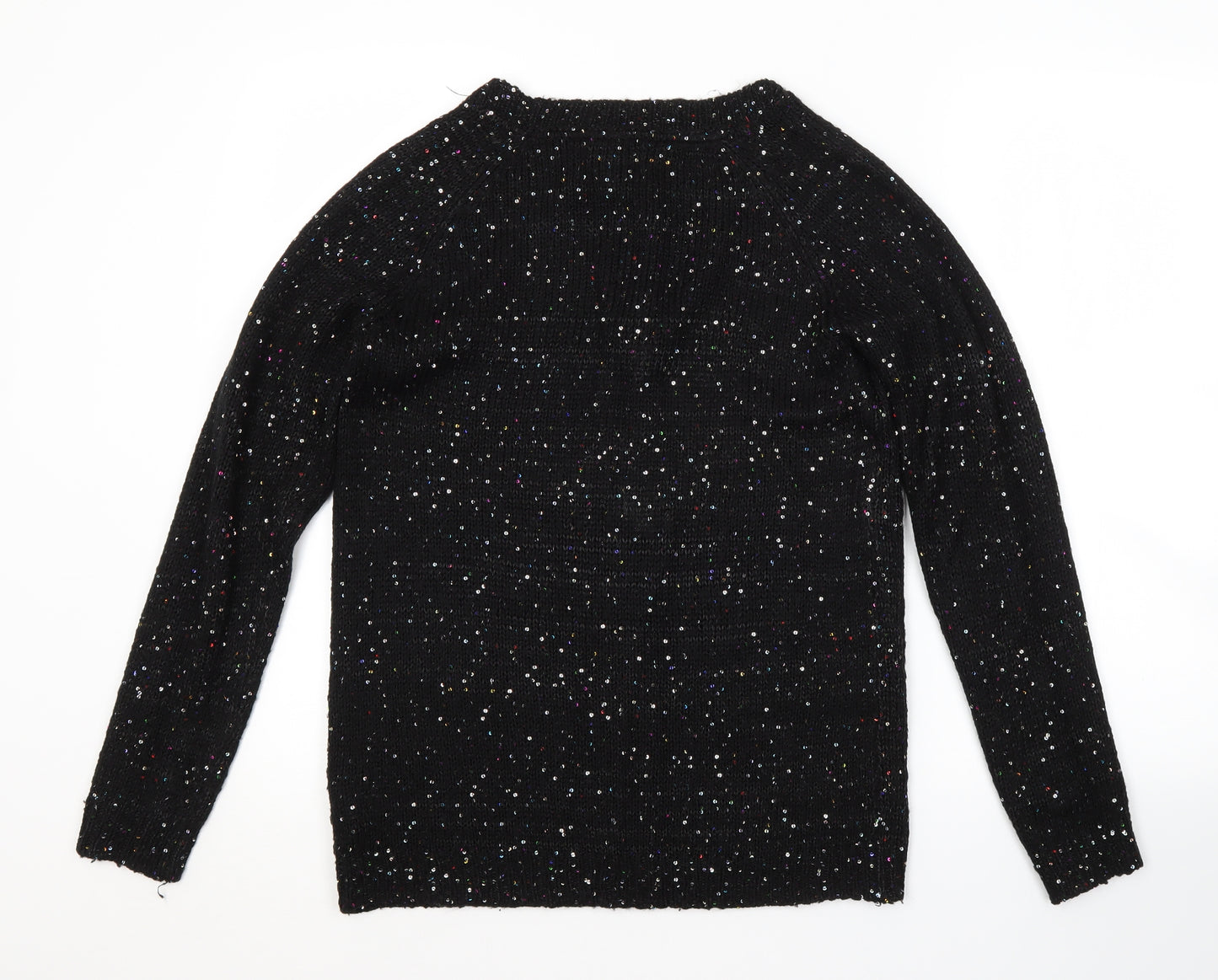 Papaya Womens Black   Pullover Jumper Size M