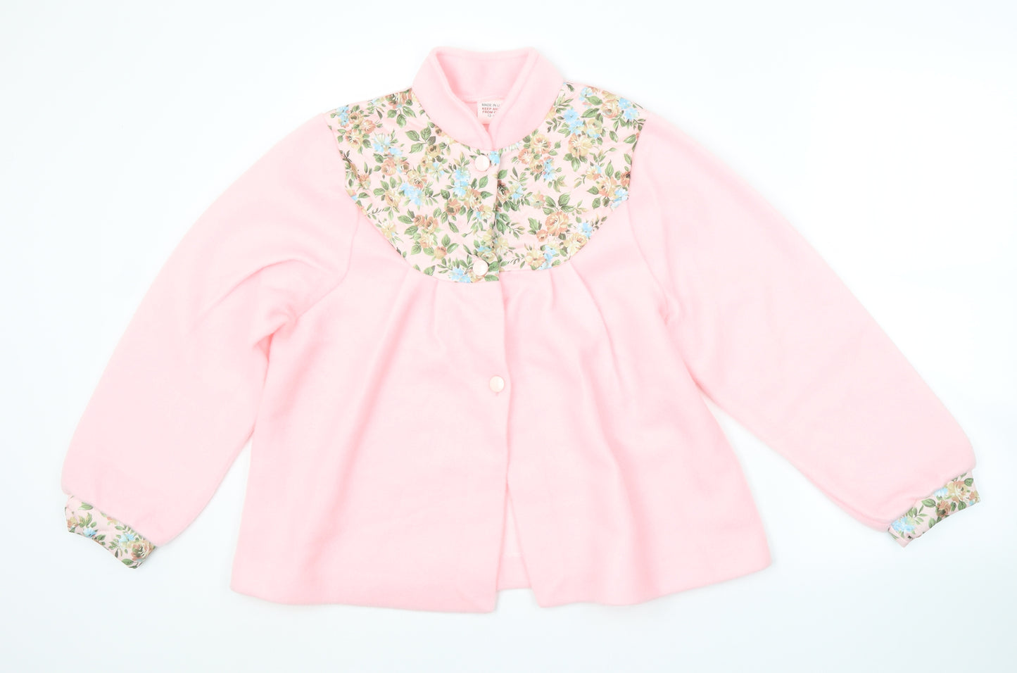 Preworn Womens Pink Floral  Jacket  Size 12