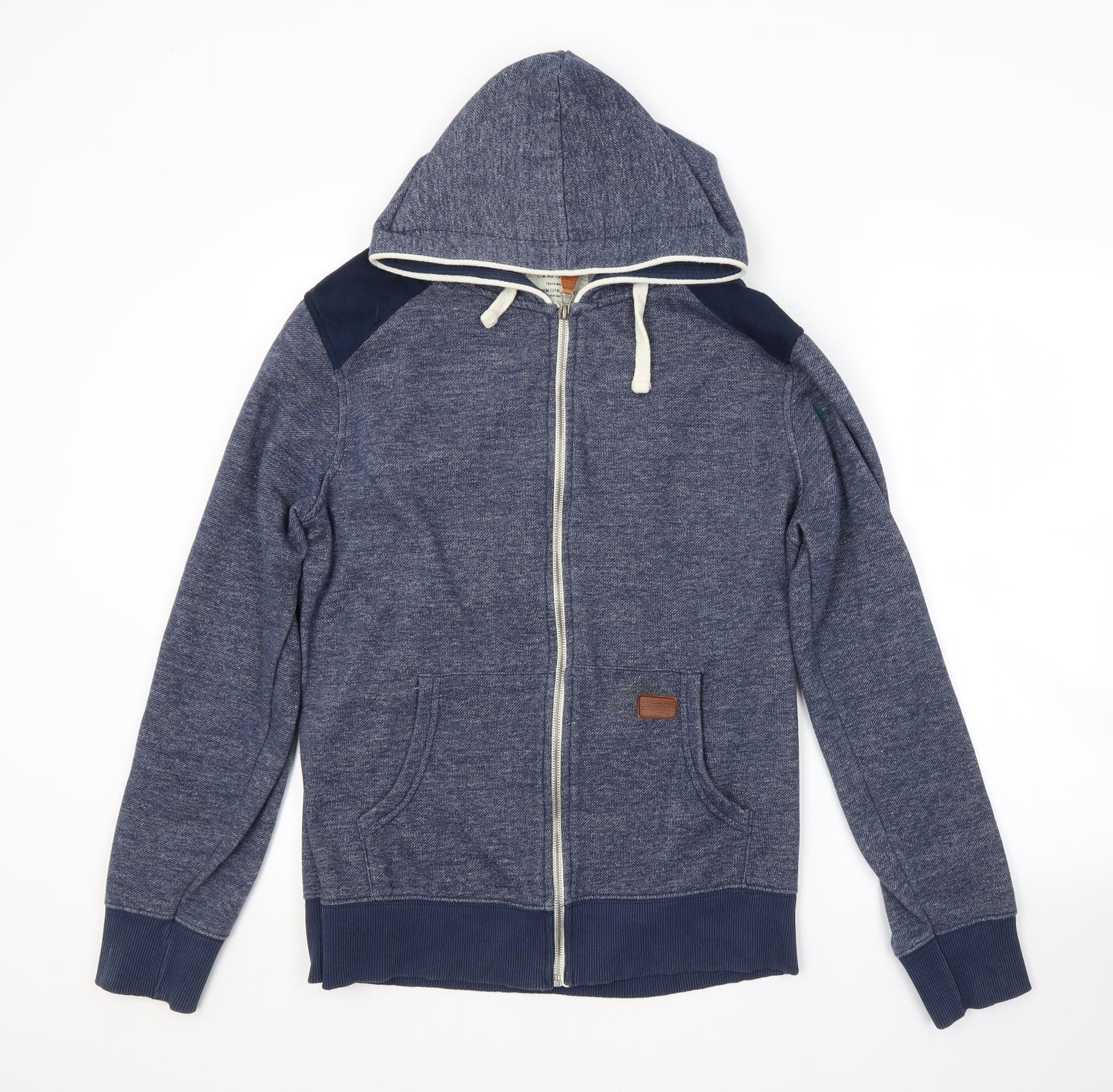 JACK & JONES Mens Blue   Full Zip Hoodie Size XL
