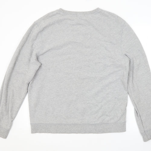 Topman Mens Grey   Pullover Jumper Size XL