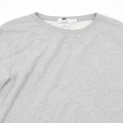 Topman Mens Grey   Pullover Jumper Size XL