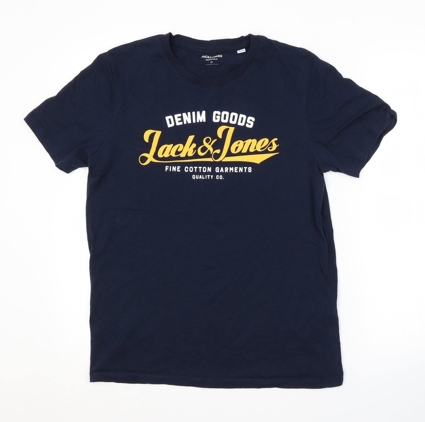 JACK & JONES Mens Blue    T-Shirt Size M