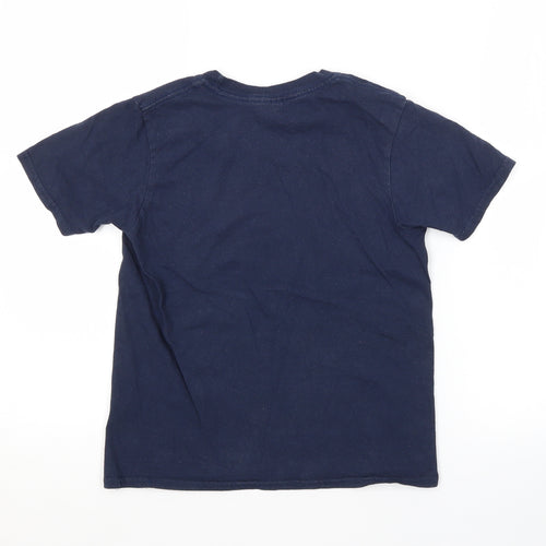 Gildan Boys Blue   Basic T-Shirt Size M
