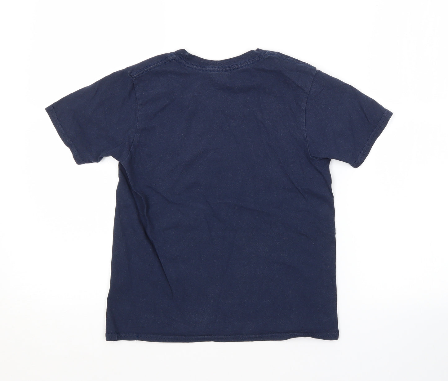 Gildan Boys Blue   Basic T-Shirt Size M