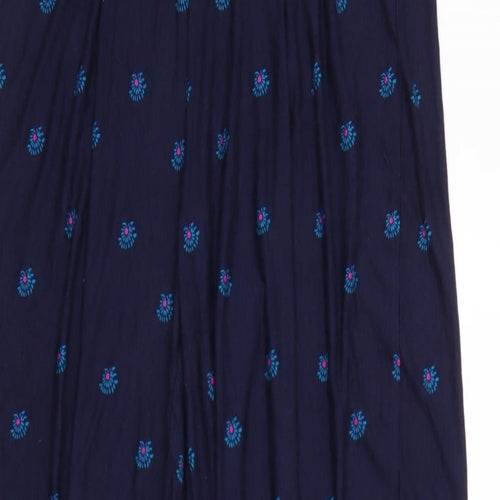 George Womens Blue Paisley  Bloomer Trousers Size 12 L28 in