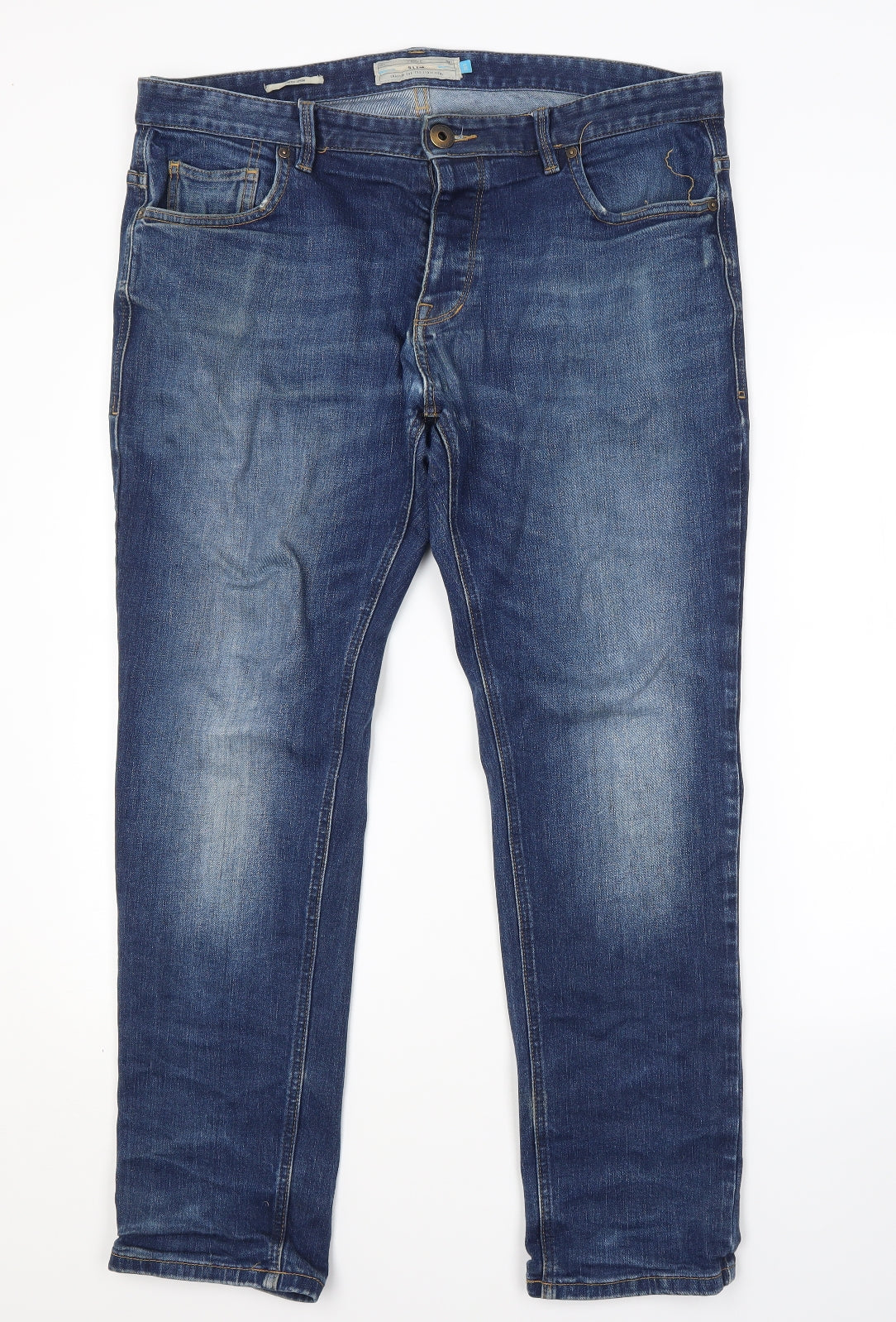 NEXT Mens Blue   Straight Jeans Size 36 in L28 in