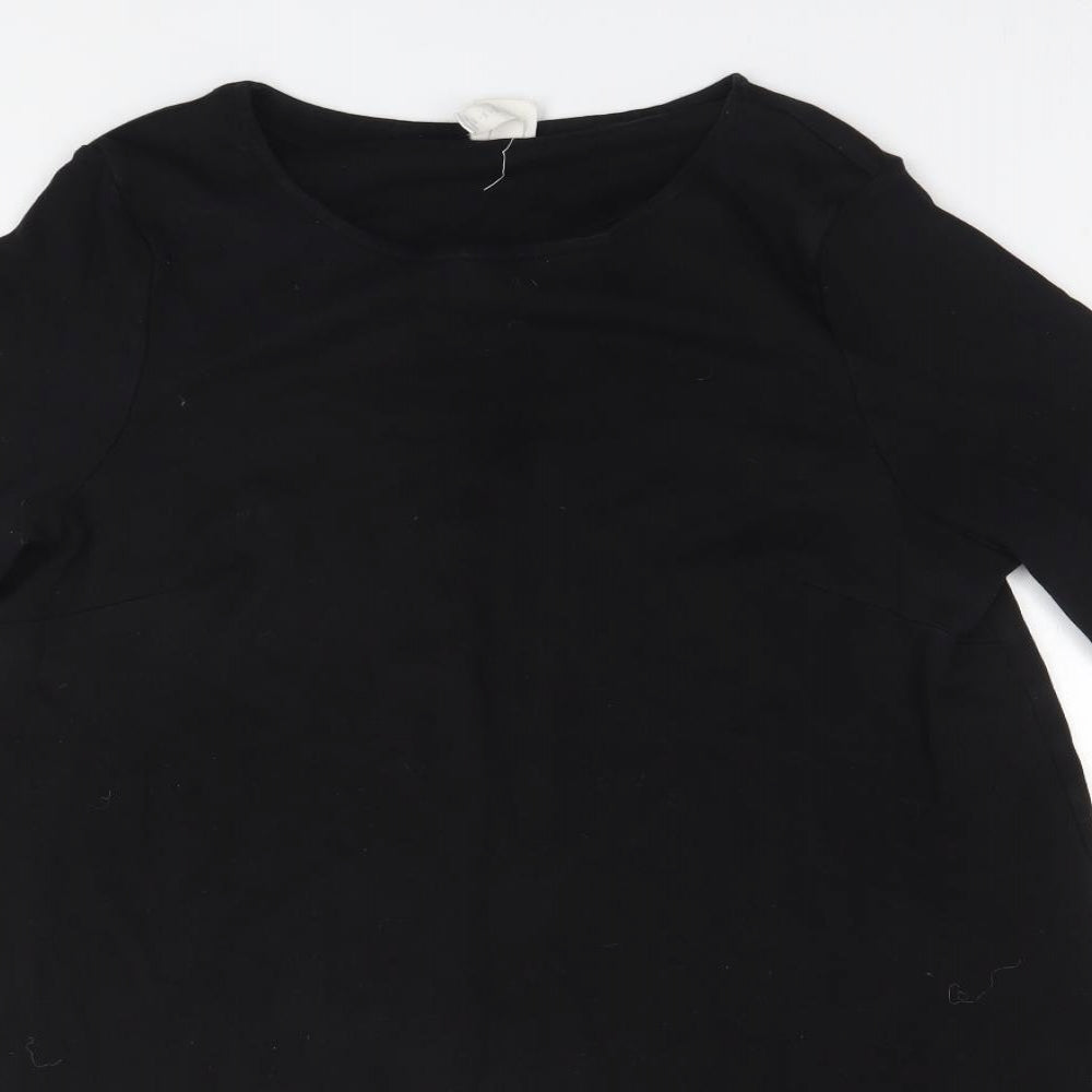 H&M Womens Black   Basic T-Shirt Size L