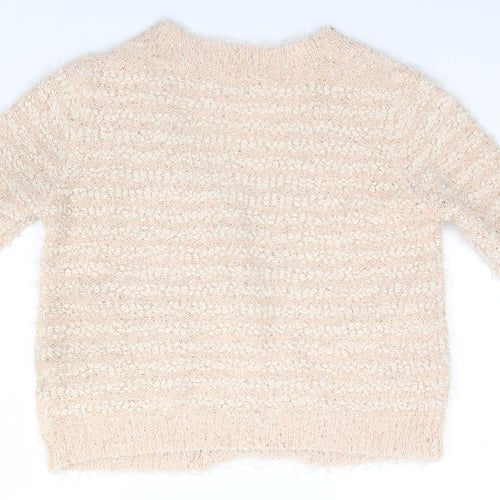 Preworn Womens Beige   Cardigan Jumper Size L