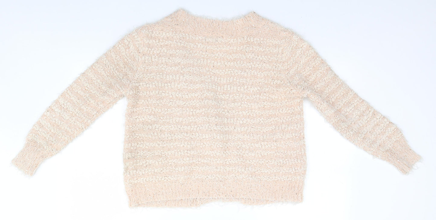 Preworn Womens Beige   Cardigan Jumper Size L