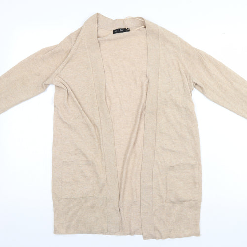 F&F Womens Beige   Cardigan Jumper Size 6