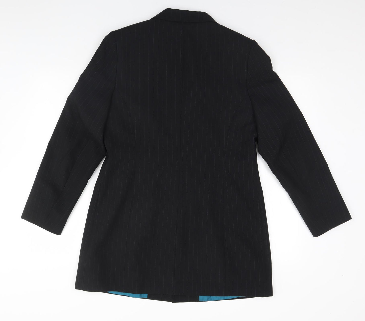 Dorothy Perkins Womens Black   Overcoat Blazer Size 14
