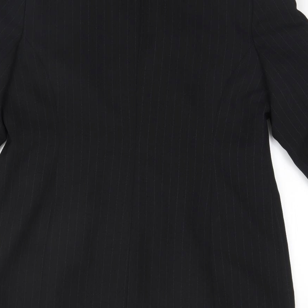 Dorothy Perkins Womens Black   Overcoat Blazer Size 14