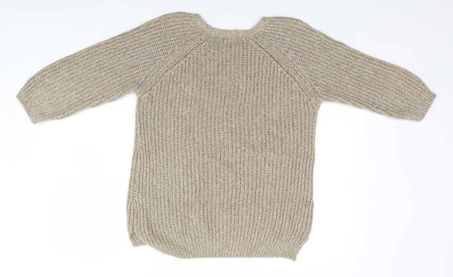 F&F Womens Beige   Pullover Jumper Size 12