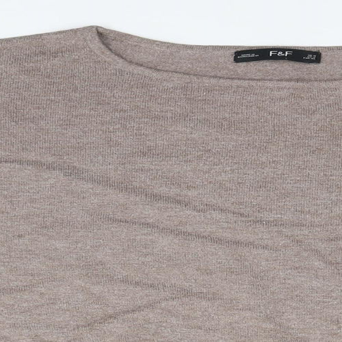 F&F Womens Grey   Pullover Jumper Size 16