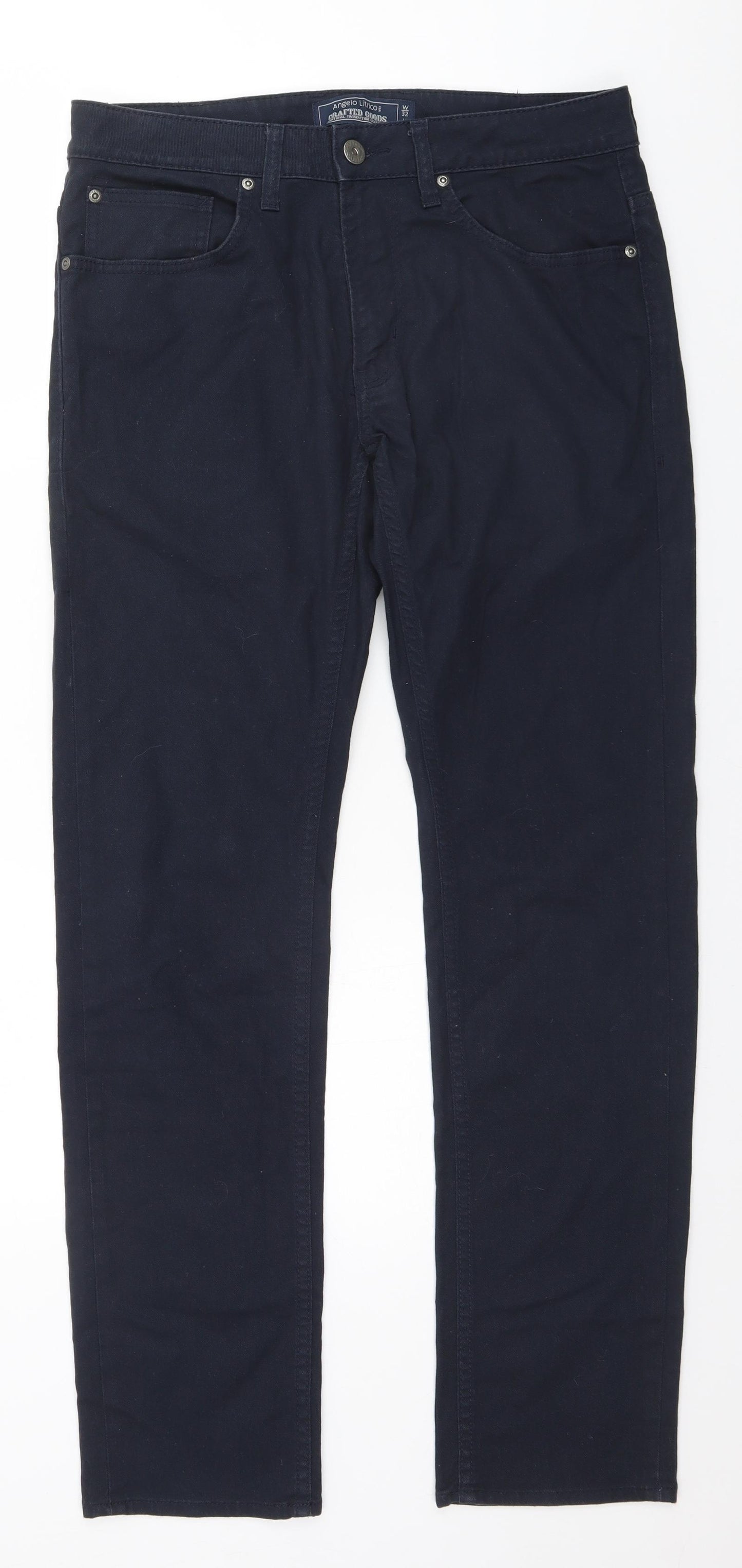 Angelo Litrico Mens Blue   Straight Jeans Size 32 in L32 in