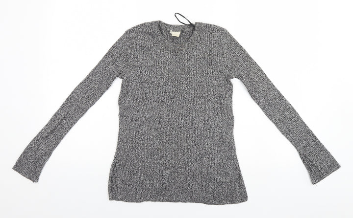 H&M Womens Grey   Pullover Jumper Size S