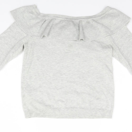 Divided Womens Grey   Full Zip Jumper Size S