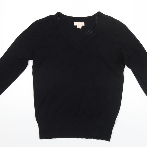Plum Tree Womens Black   Pullover Jumper Size 12