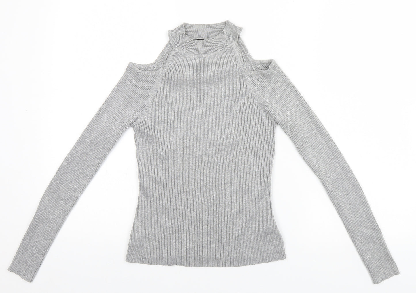 New Look Womens Grey   Pullover Jumper Size 10