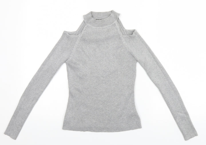 New Look Womens Grey   Pullover Jumper Size 10