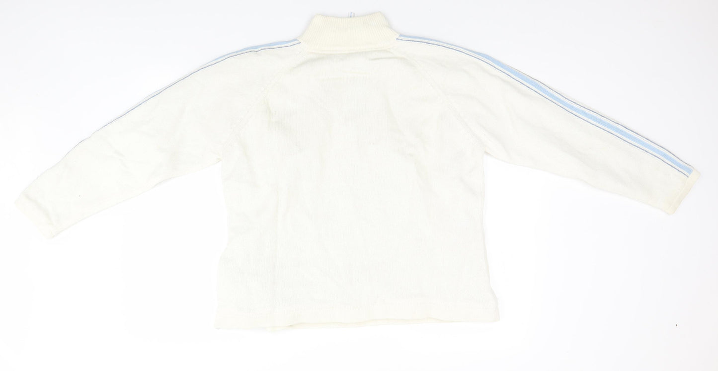 Marks and Spencer Womens White   Pullover Jumper Size 20