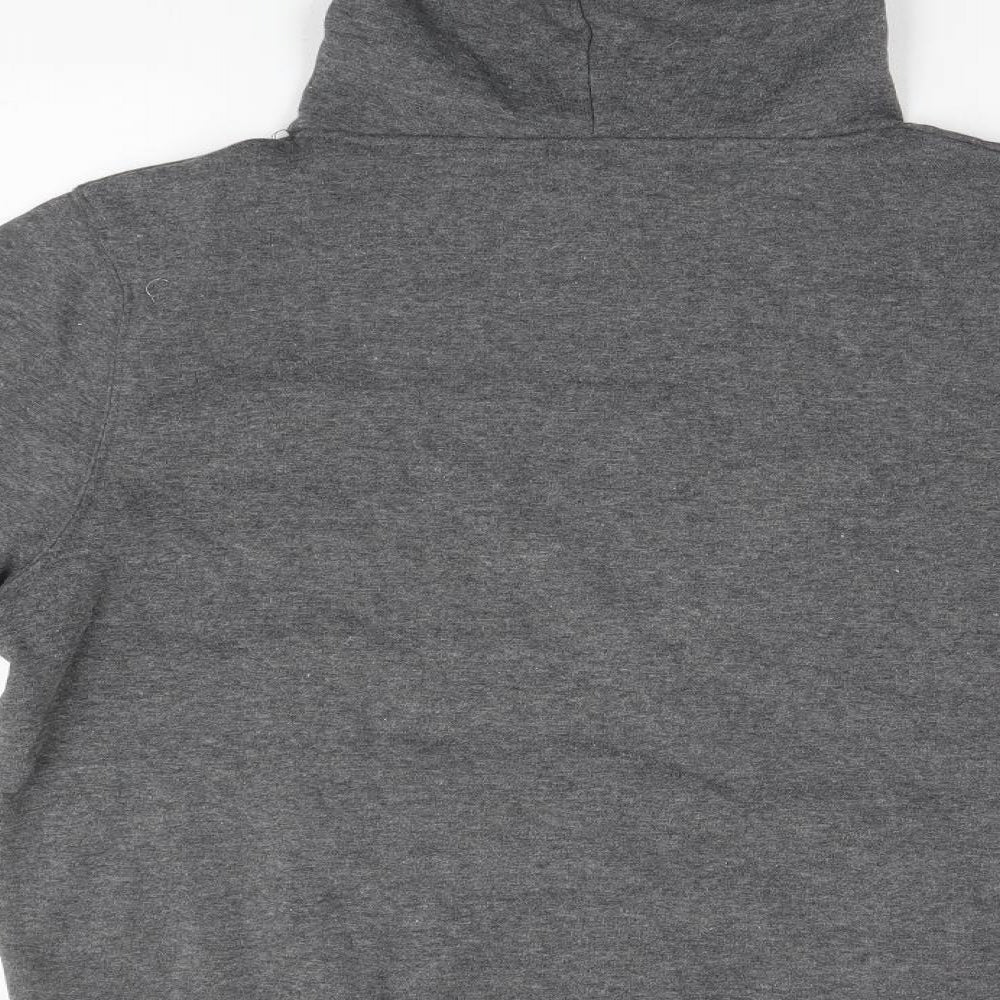 Kangaroo Mens Grey   Pullover Hoodie Size M  - Kangaroo Poo Mountaineering Club