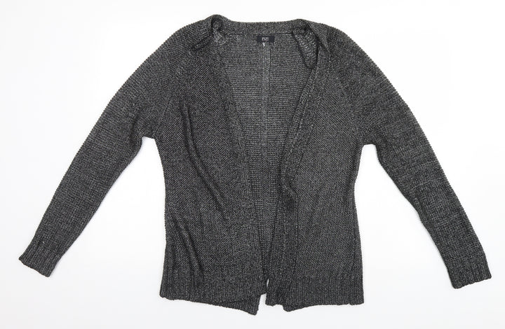 F&F Womens Silver   Cardigan Jumper Size 14