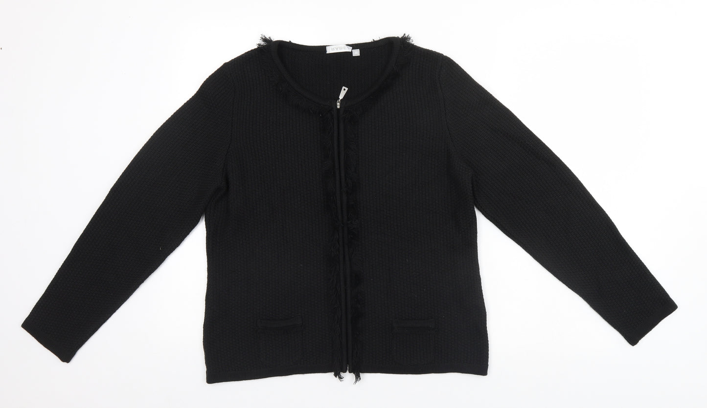 Rabe Womens Black   Cardigan Jumper Size 10