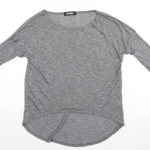 Missguided Womens Silver   Basic Polo Size M