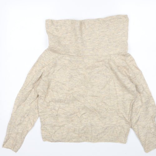 H&M Womens Beige   Pullover Jumper Size XS