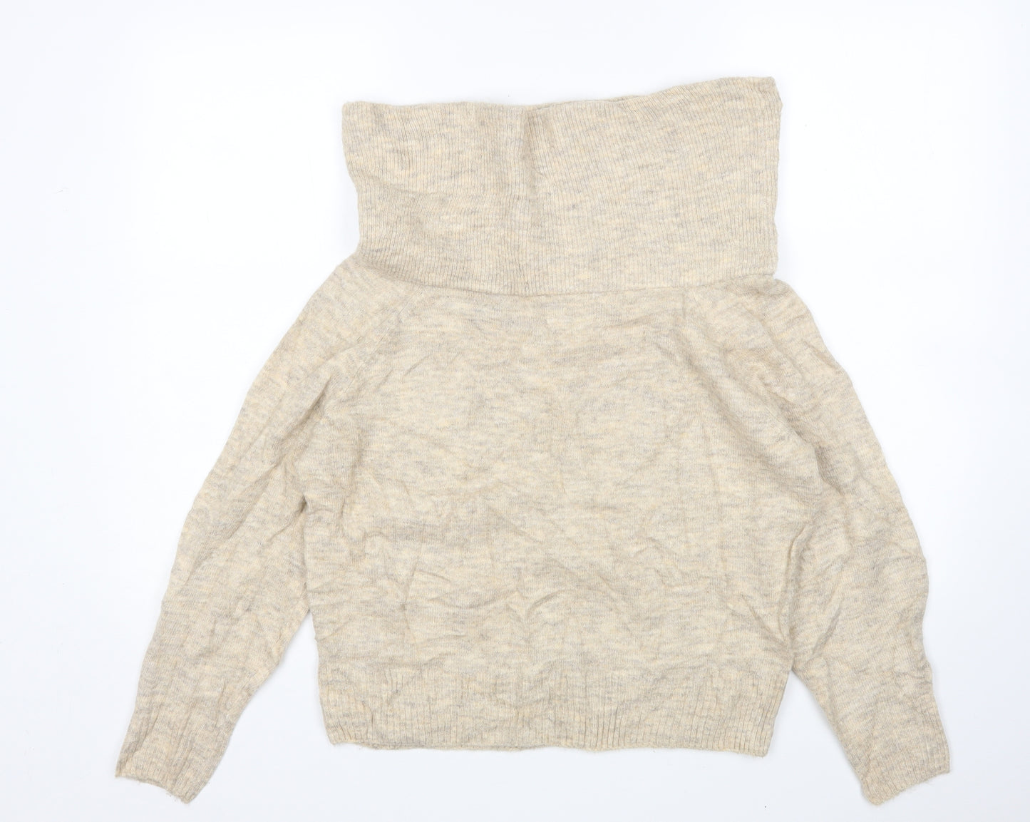 H&M Womens Beige   Pullover Jumper Size XS