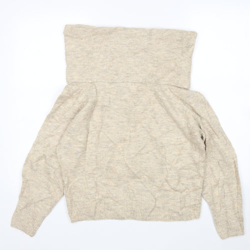 H&M Womens Beige   Pullover Jumper Size XS