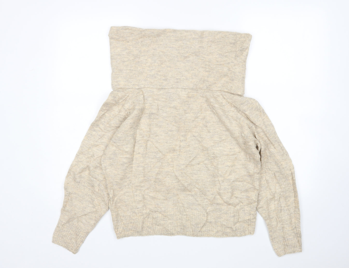 H&M Womens Beige   Pullover Jumper Size XS