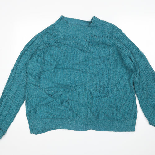 Papaya Womens Green   Pullover Jumper Size L