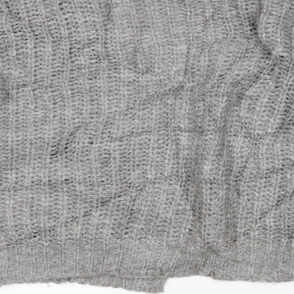 Primark Womens Grey   Cardigan Jumper Size M
