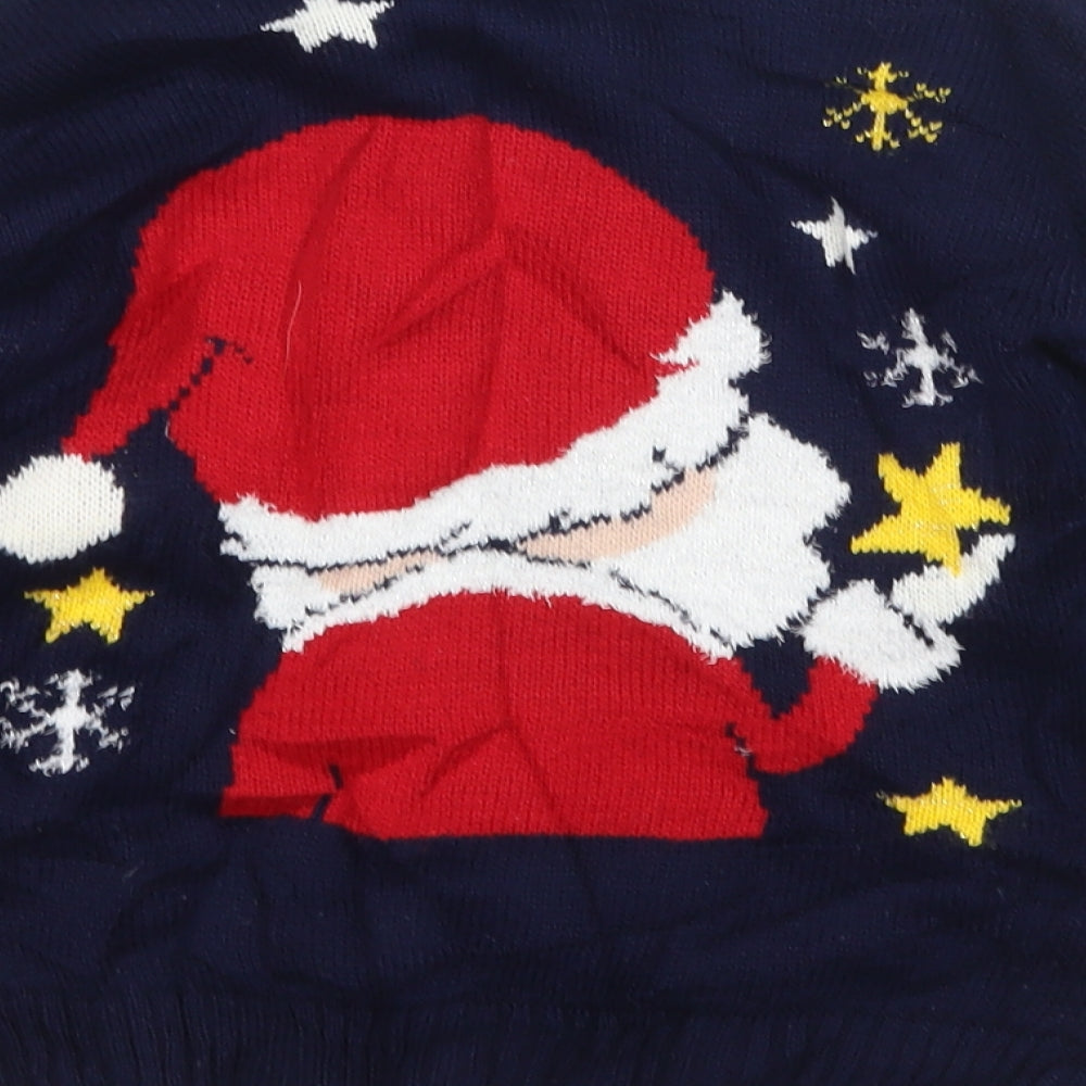 TU Boys Multicoloured   Pullover Jumper Size 7 Years  - Christmas