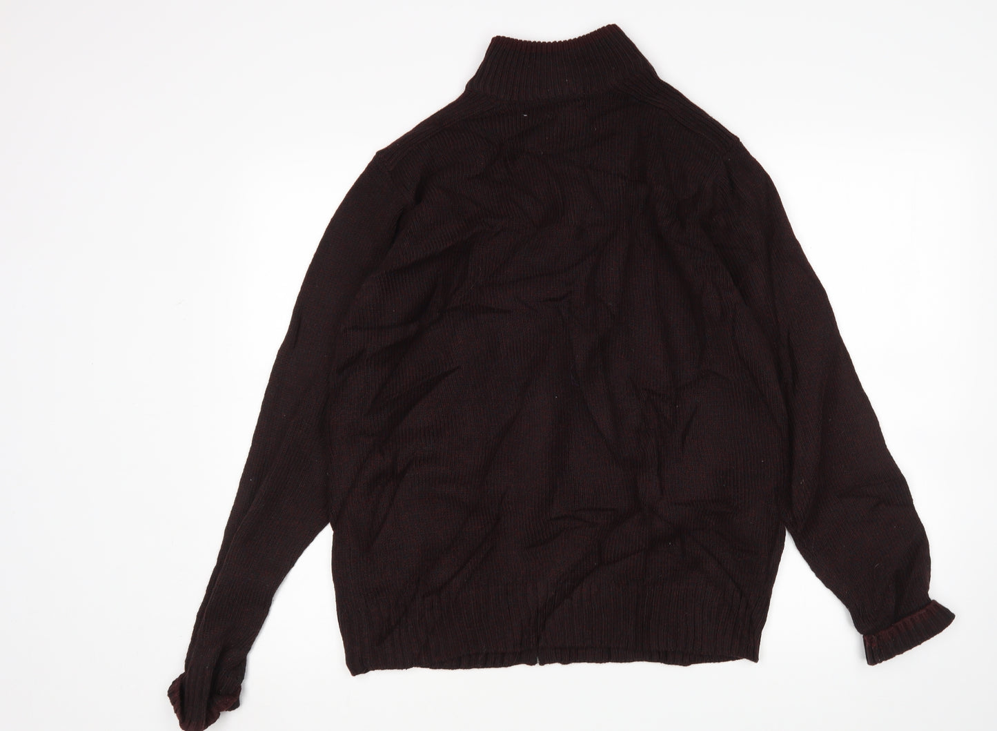 M&S Mens Purple   Full Zip Sweatshirt Size M